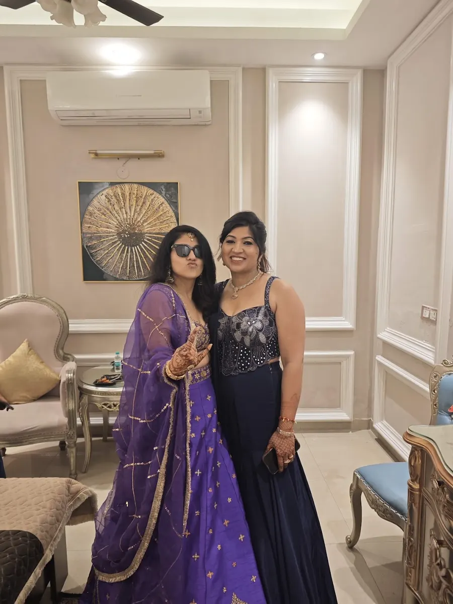 Deepika and Sarika together at a family celebration